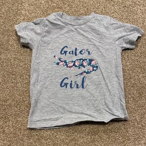 Gray 'Gator Girl' Kids T-Shirt